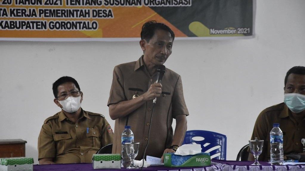 Pemkab Gorontalo Sosialisasikan SOTK Pemerintah Desa