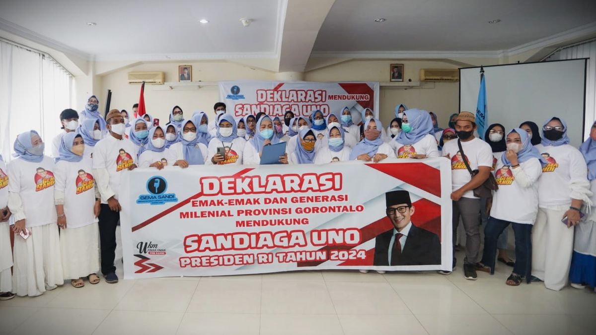 UMKM dan Milenial di Gorontalo Dukung Sandiaga Uno Presiden 2024