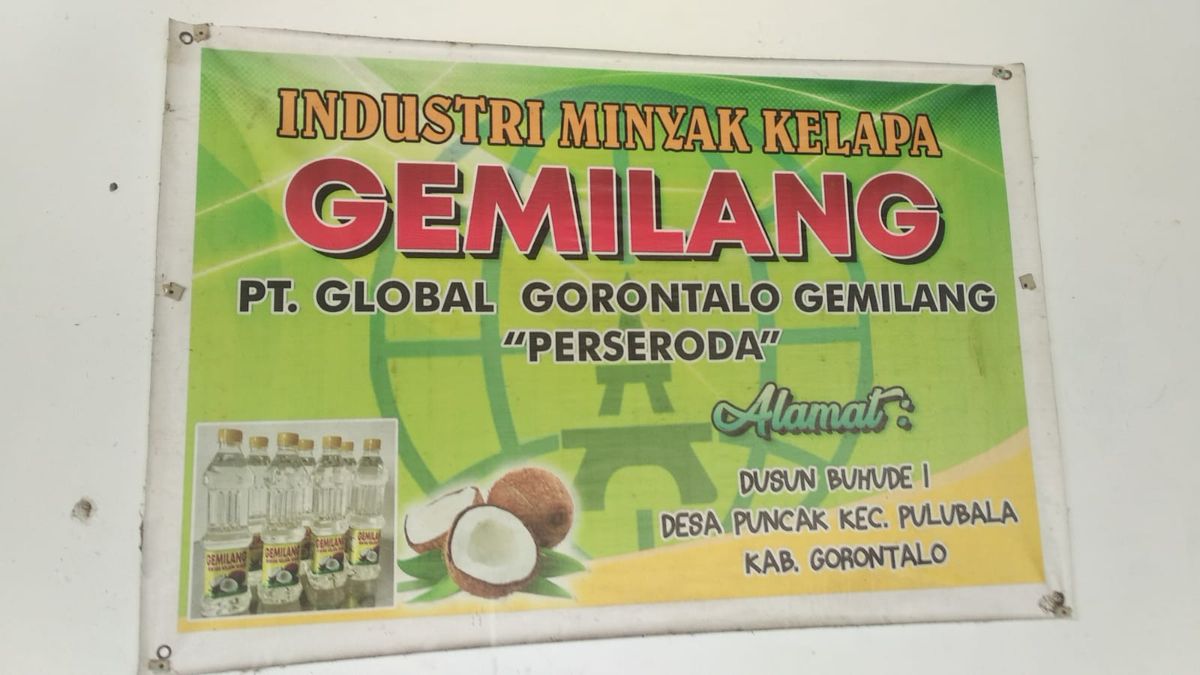 DPRD Kabupaten Gorontalo Minta Pemerintah Seriusi Soal Industri Minyak Kelapa PT. Global Gorontalo Gemilang