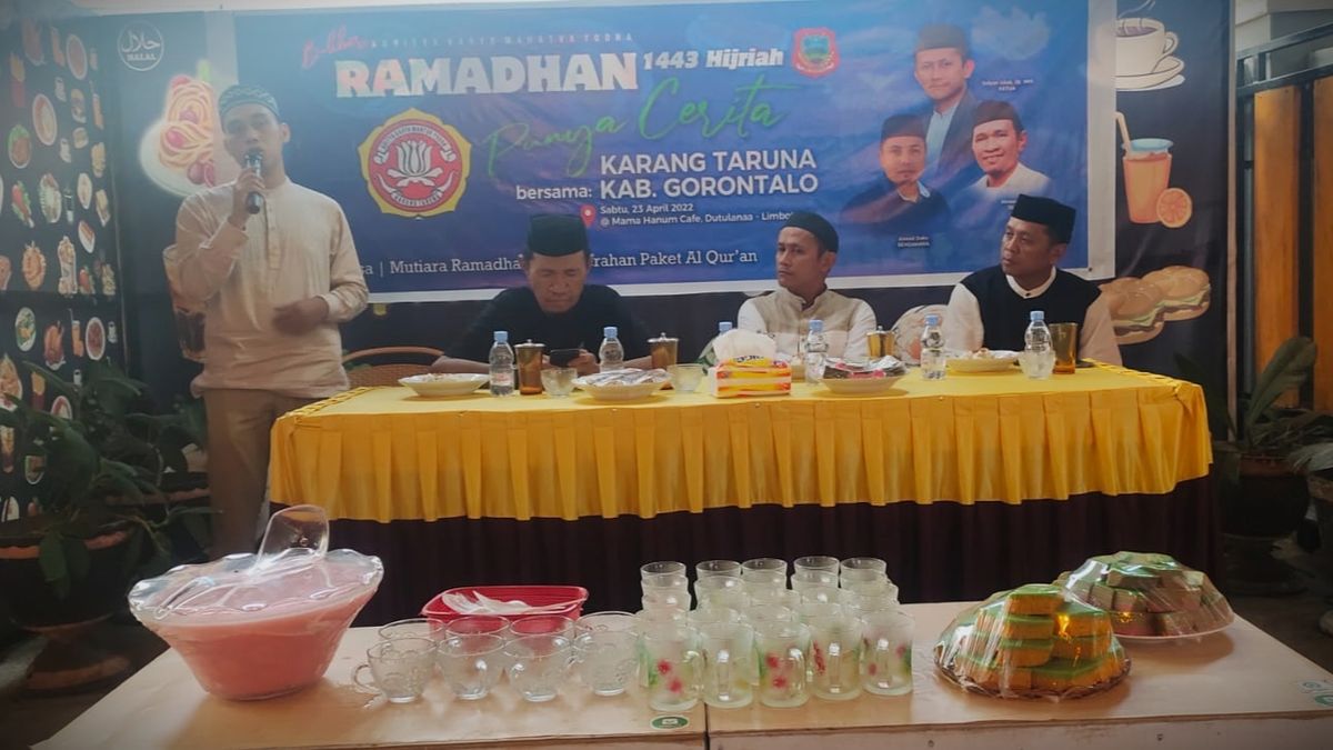 Perkuat Ukhuwah, Karang Taruna Kabupaten Gorontalo Gelar Buka Bersama