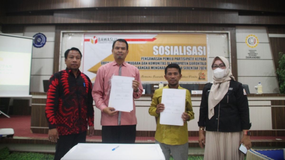 Bawaslu Kabupaten Gorontalo Gandeng Komunitas Kawal Pemilu Partisipatif