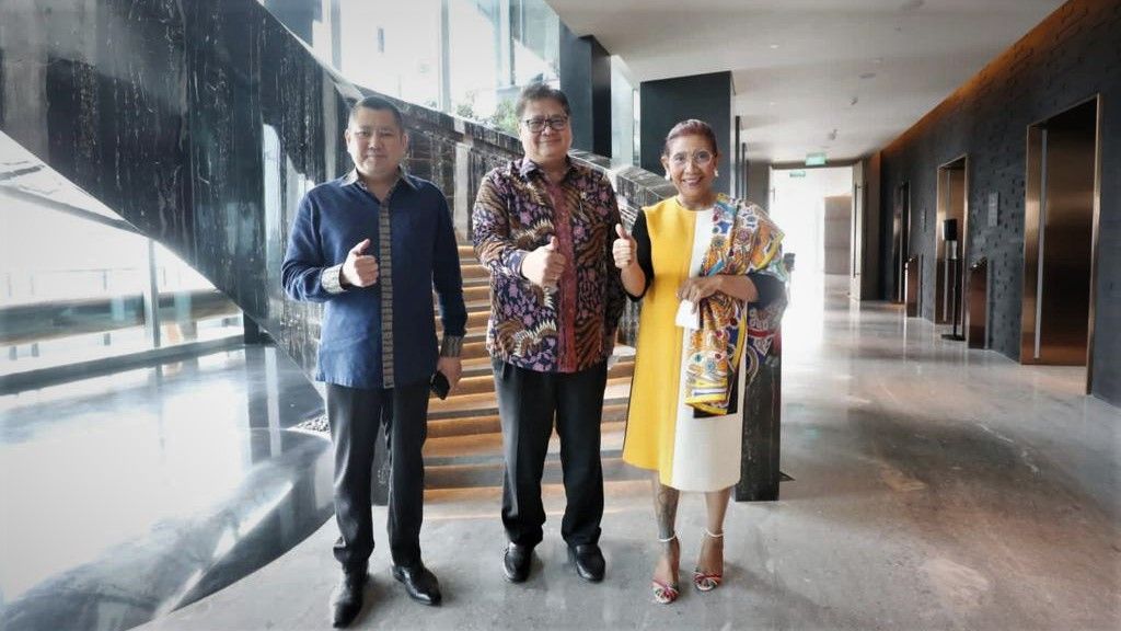 Hary Tanoesoedibjo, Airlangga & Susi Pudjiastuti Gelar Pertemuan, Bahas Soal Pemilu 2024?