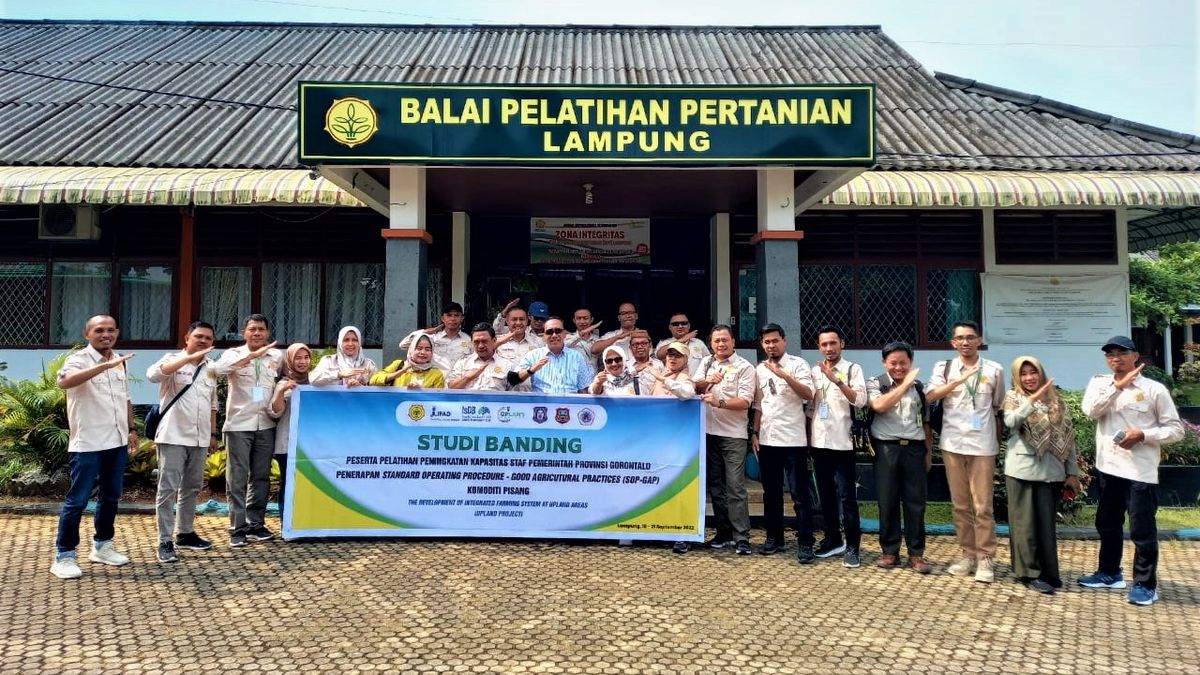 Dinas Pertanian Kabupaten Gorontalo Studi Banding di BPP Lampung