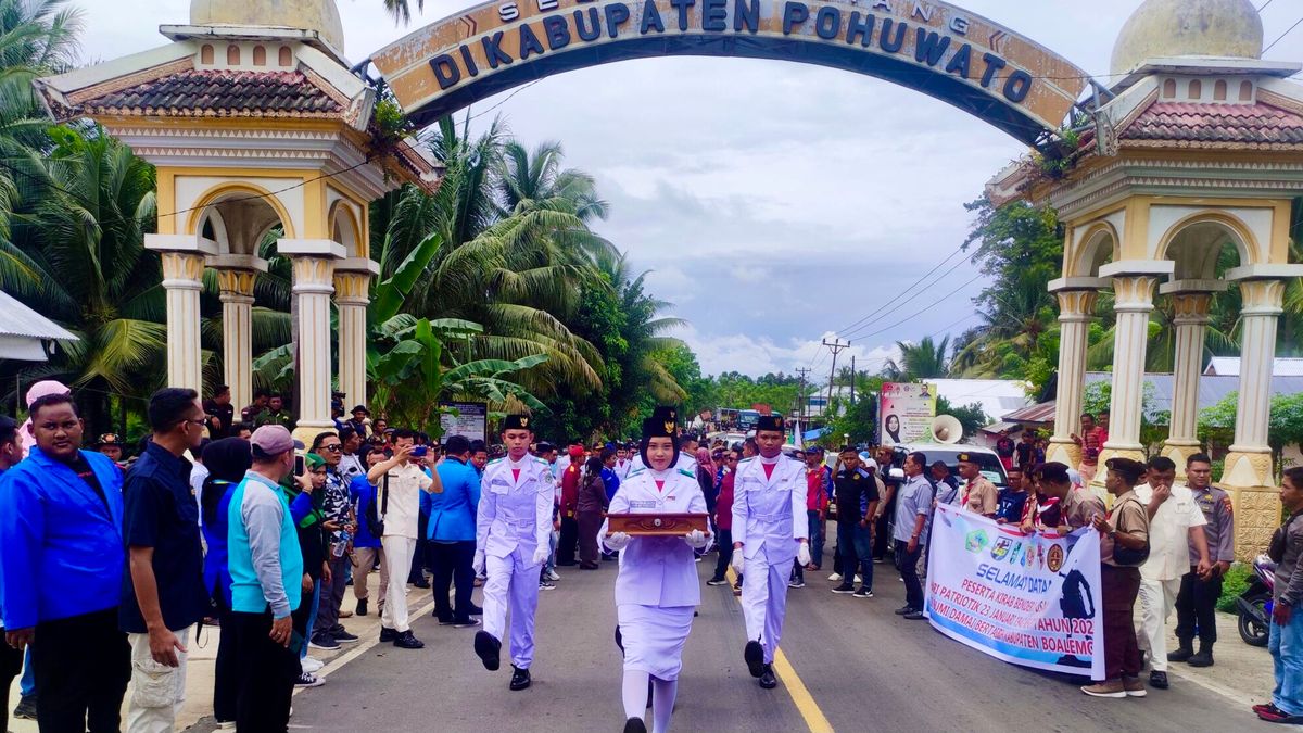 Pohuwato Menjadi Awal Kirab Bendera Pusaka 23 Januari