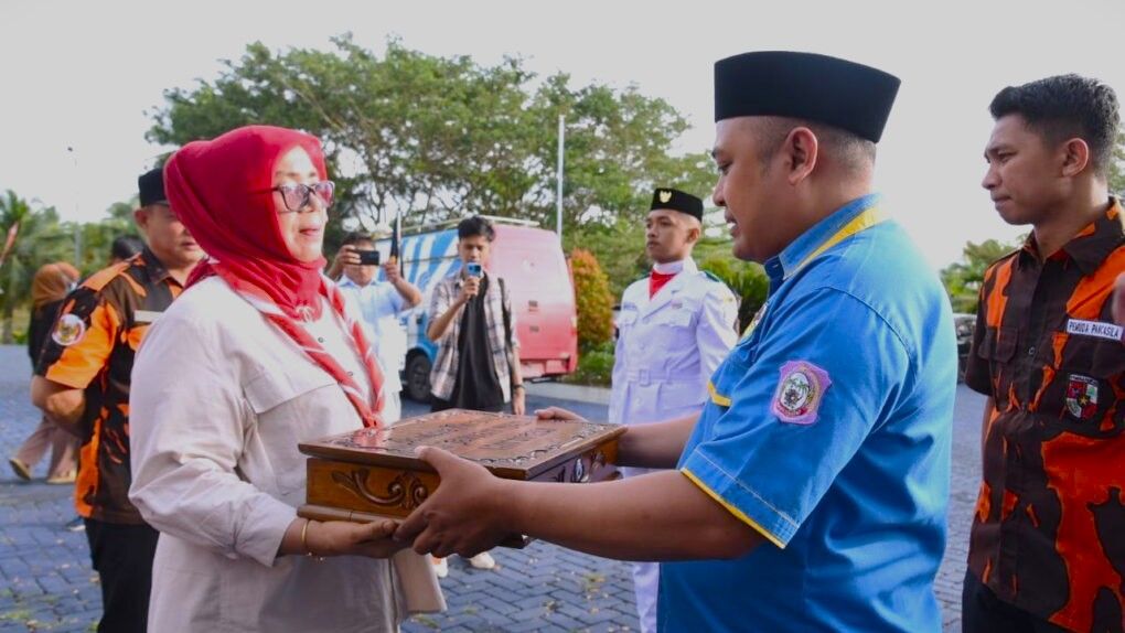 Kirab Bendera 23 Januari Berakhir di Bone Bolango