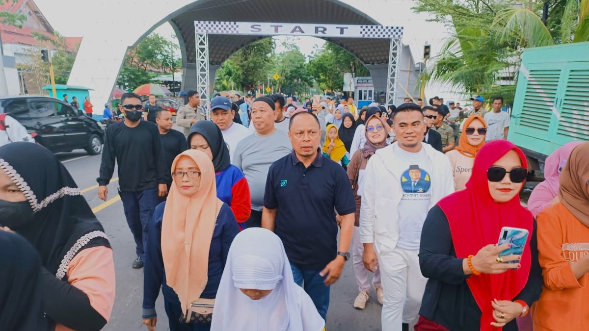 Sekda Roni Apresiasi, Jalan Sehat dan Lomba Lato - Lato Diselenggarakan DWP Garpu Provinsi Gorontalo