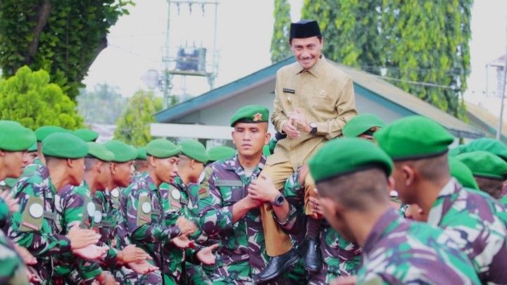 Bupati Nelson Melepas 495 Prajurit Yonif 713/ST Bertugas di Republik Demokratik Kongo