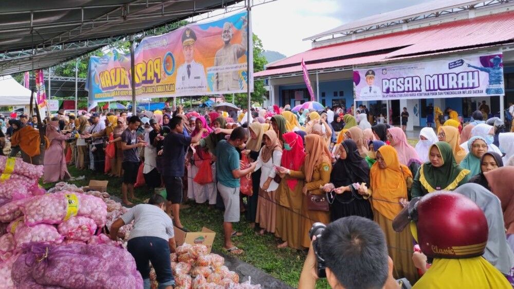 Tilamuta Titik Lokasi Perdana Pasar Murah Tahun 2023