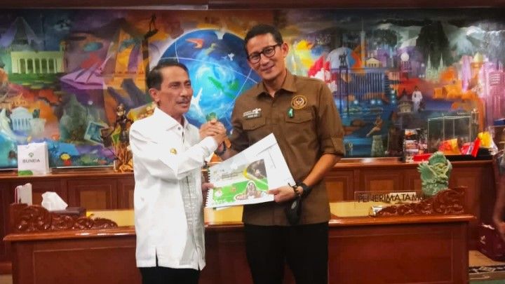 Bupati Nelson Bahas Pengembangan Parekraf di Kabupaten Gorontalo