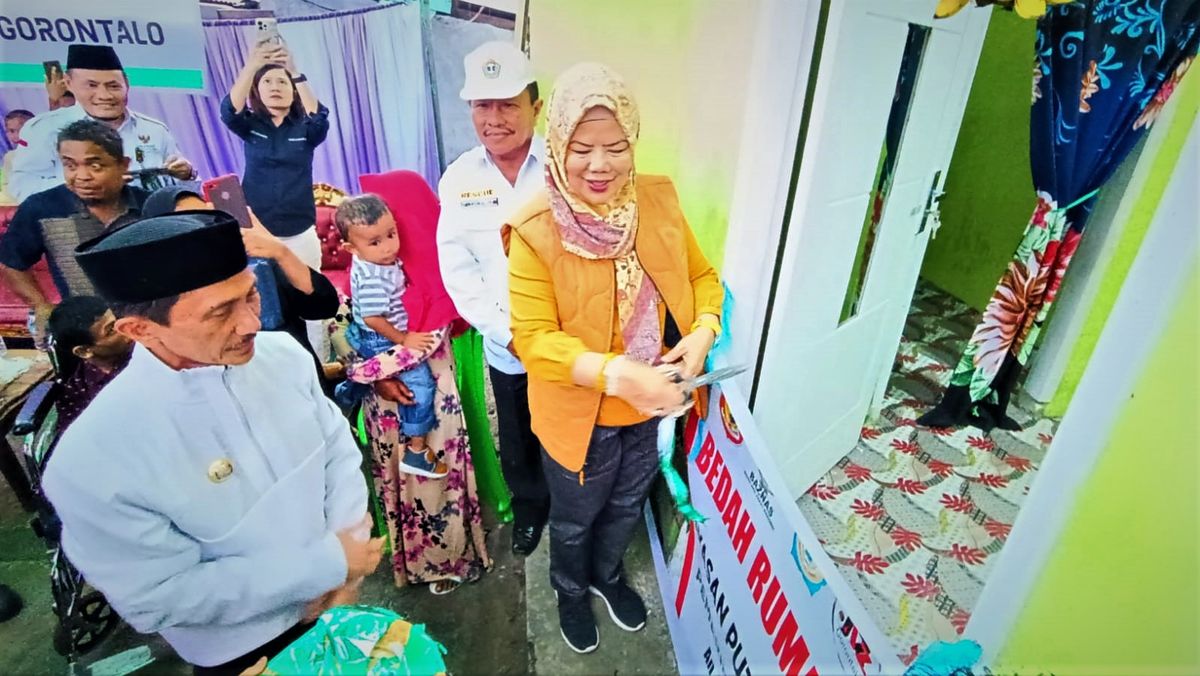 Idah Syaidah Resmikan Rumah Bantuan Baznas Kabupaten Gorontalo