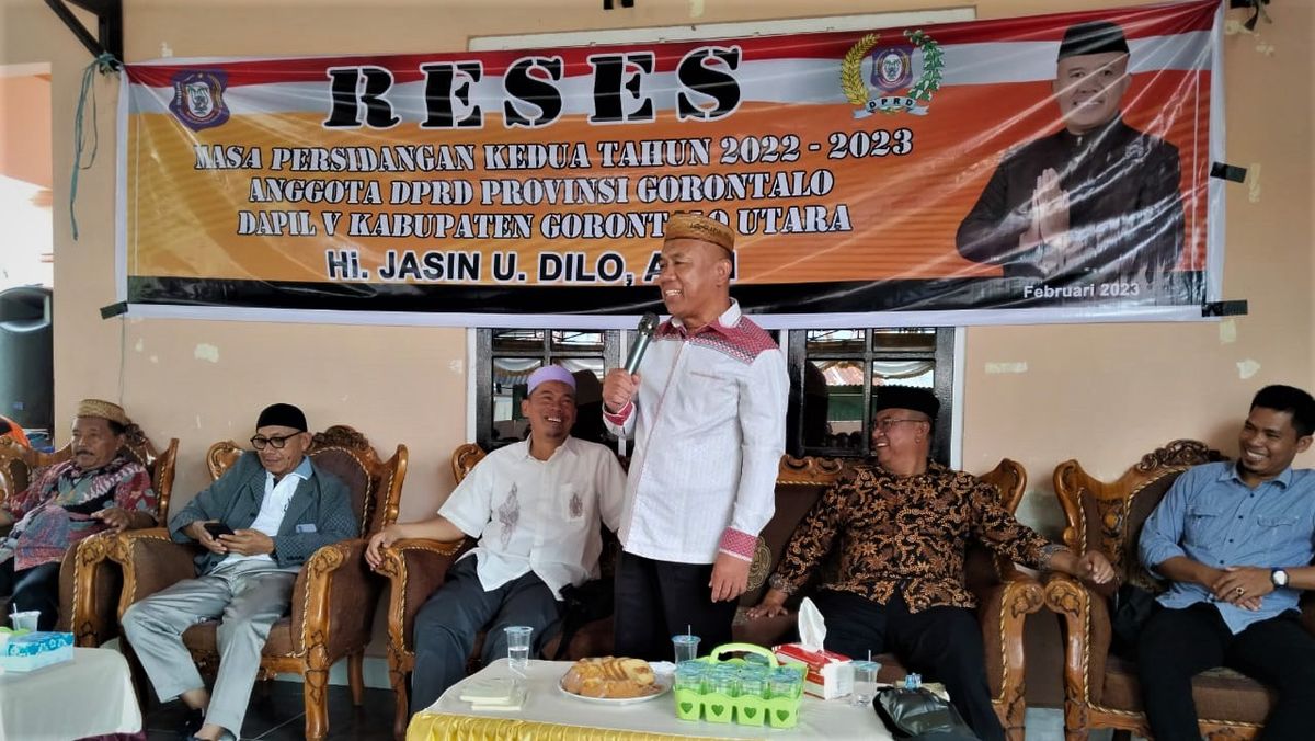 Aleg Deprov,  Jasin Usman Dilo Gelar Reses Masa Sidang II Dapil Gorut