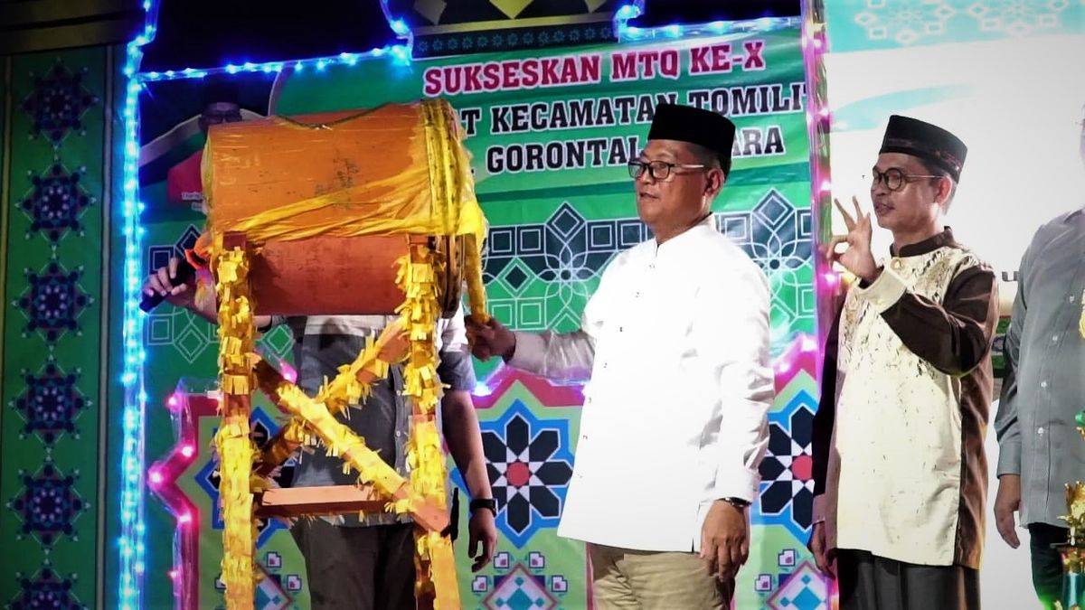 Thariq Modanggu Buka MTQ ke- X Tingkat Kecamatan Tomilito