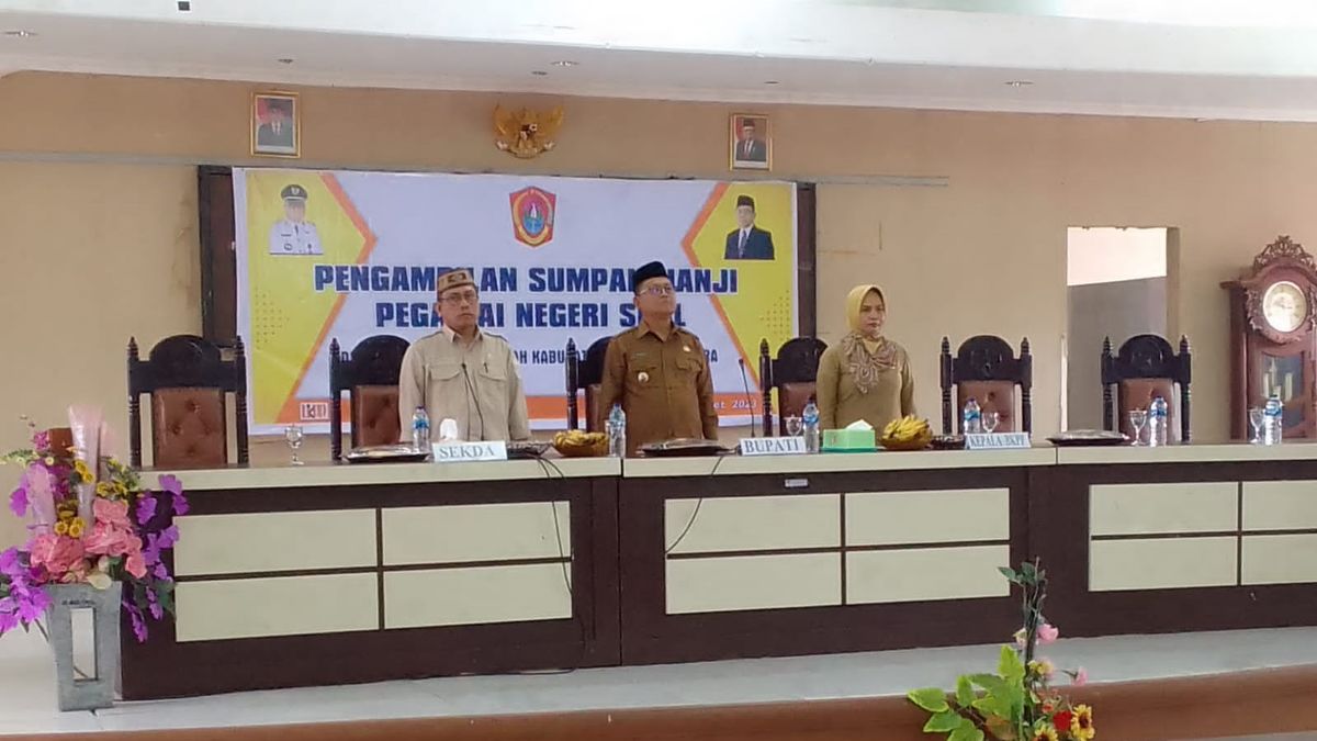 78 CPNS Gorontalo Utara Resmi Beralih Status Jadi PNS