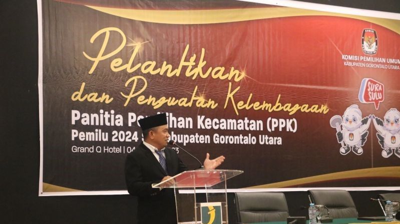 55 Anggota PPK Gorut Dilantik