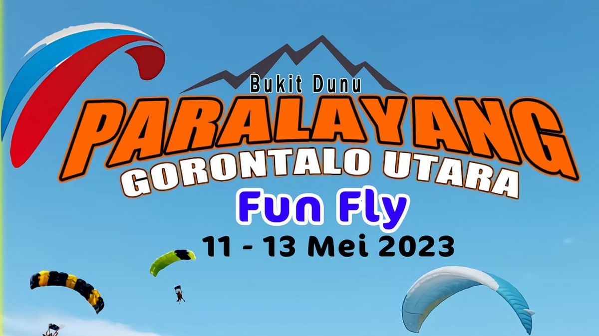 Pemkab Gorut Siap Menggelar Paralayang “Fun Fly” 2023