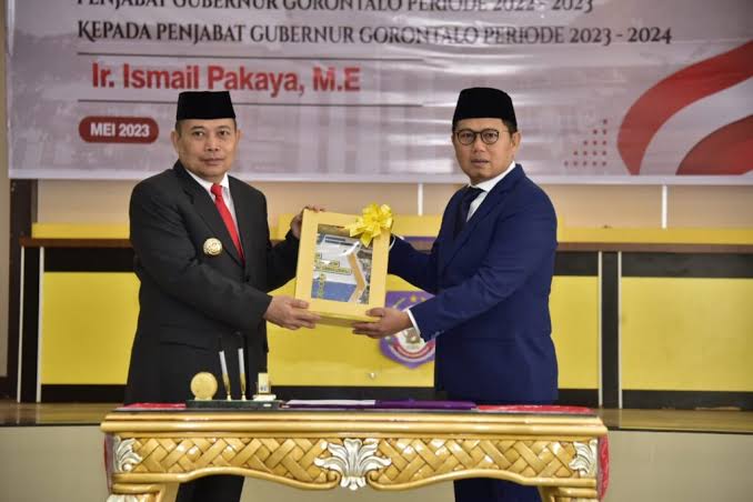 Sertijab Penjabat Gubernur Gorontalo