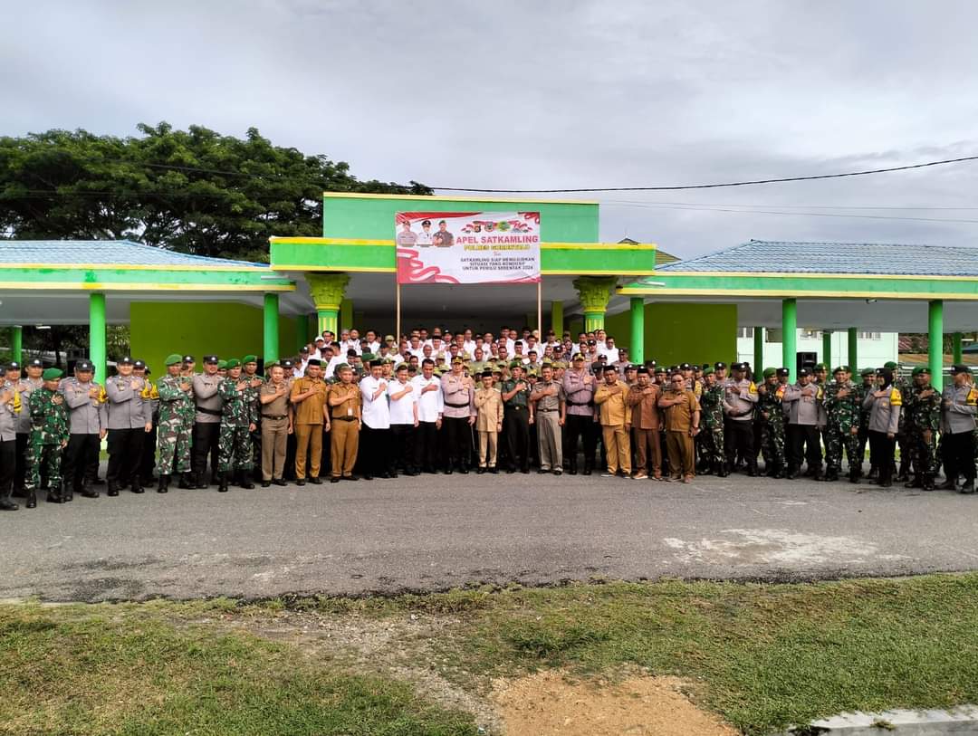 Bupati Gorontalo Pimpin Apel SATKAMLING