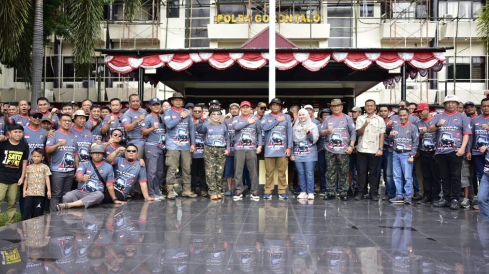 Gubernur Gorontalo Lepas Peserta Bhayangkara Offroad 2023