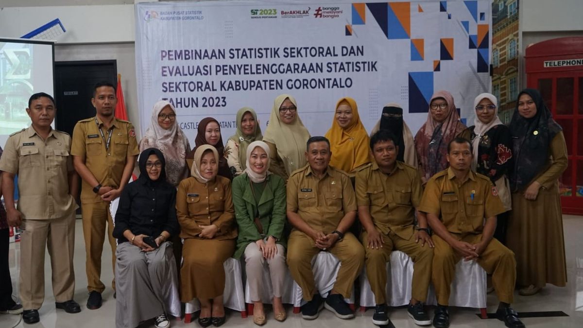 Diskominfo Kabupaten Gorontalo Gelar Pembinaan Statistik Sektoral