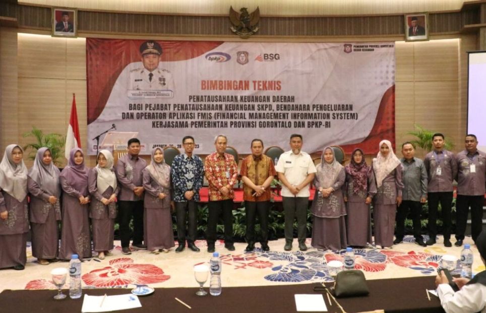 Pemprov Gorontalo Gelar Bimtek FMIS Penatausahaan Keuangan