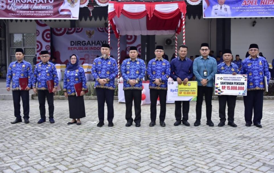 Pemerintah Provinsi Gorontalo Gelar Apel Korpri Peringati HUT ke-78 RI