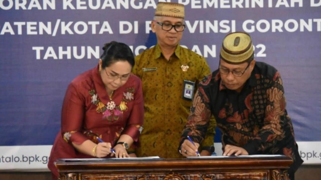 Pemkab Gorut Terima LKPD Tahun 2022