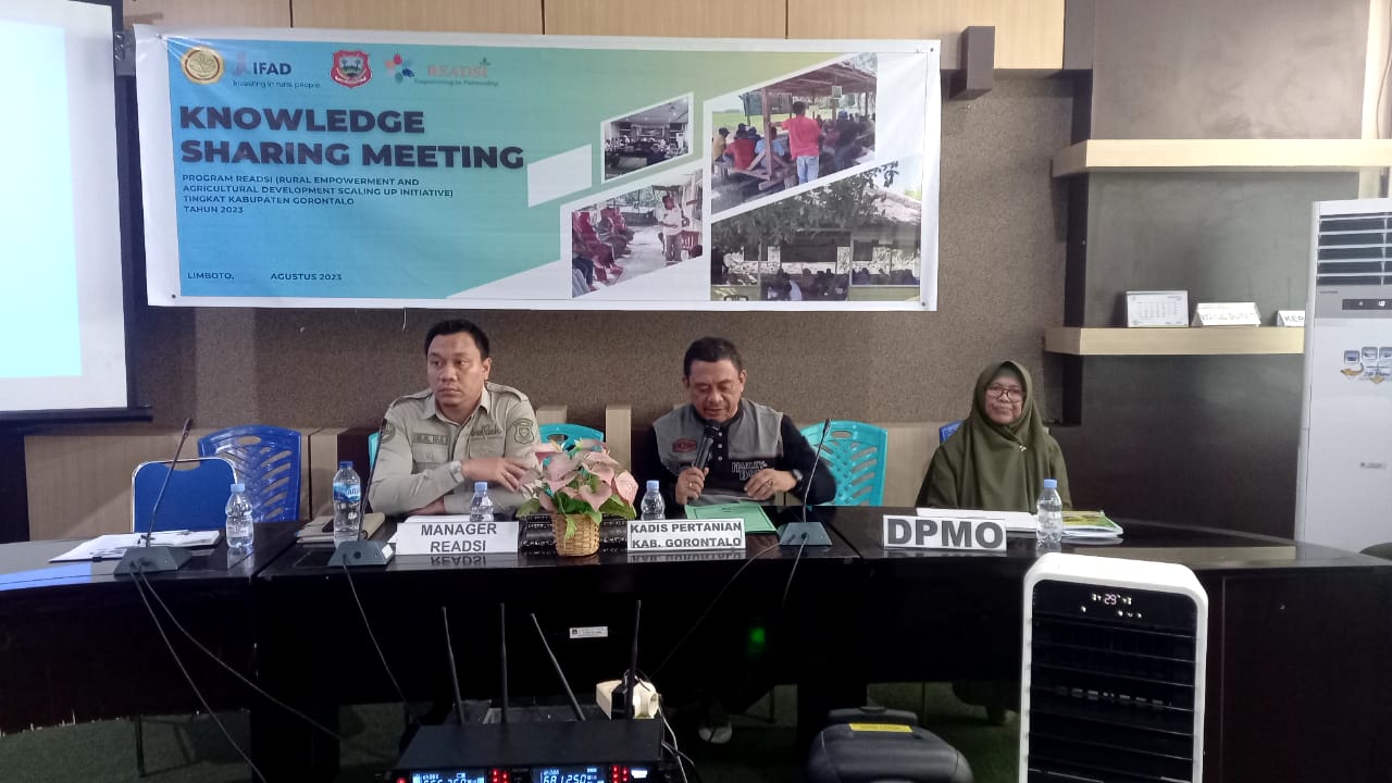 Tim DPMO Readsi Kabupaten Gorontalo Gelar Knowledge Sharing Meeting