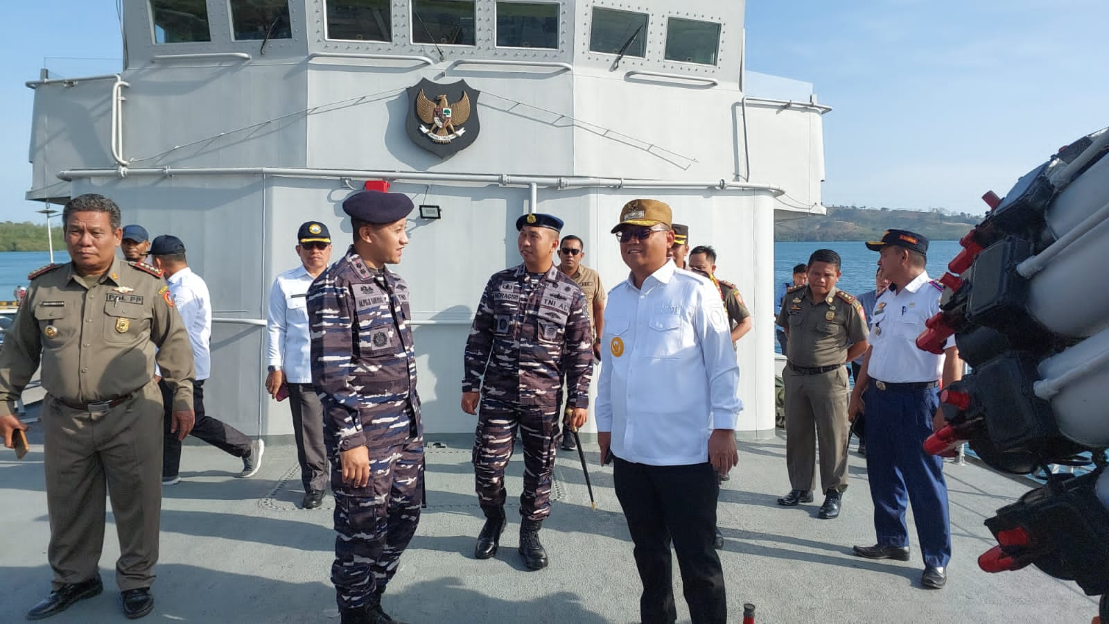 Bupati Gorontalo Utara Support Pembangunan Pangkalan TNI Angkatan Laut