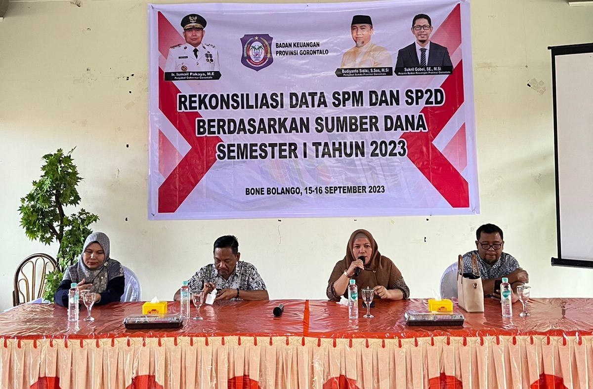 Badan Keuangan Gorontalo Gelar Rekonsiliasi Data SPM dan SPD2D