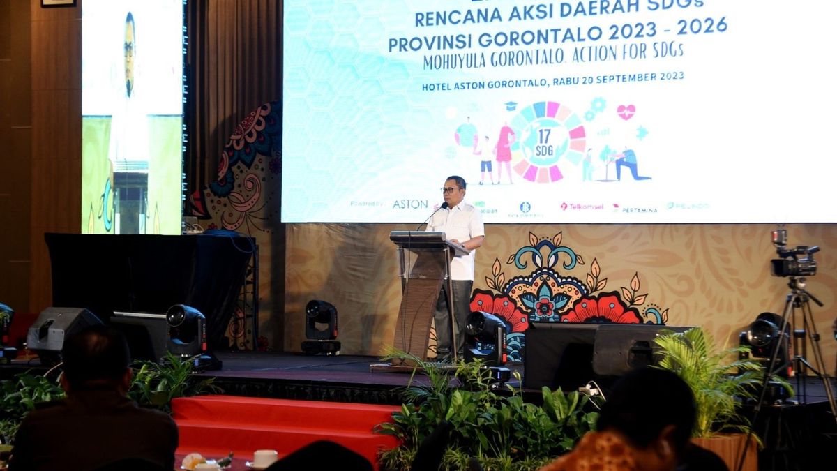 Gubernur Gorontalo Luncurkan RAD SDGs 2023-2026