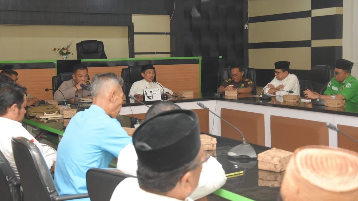 Bupati Gorontalo Silaturahmi Bersama Parpol dan Penyelenggaraan Pemilu