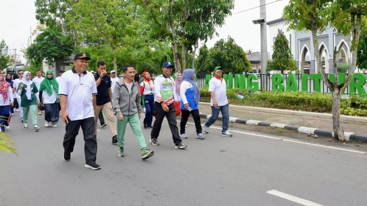 Jalan Sehat Meriahkan HUT Kabupaten Gorontalo dan Korpri