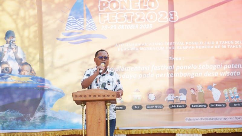 Thariq Modanggu Buka Kegiatan Ponelo Fest 2023