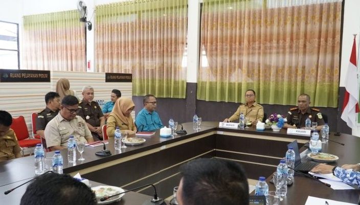 Bahas Hibah Aset, Pemda Gorut Lakukan Rapat Dengan Kejari