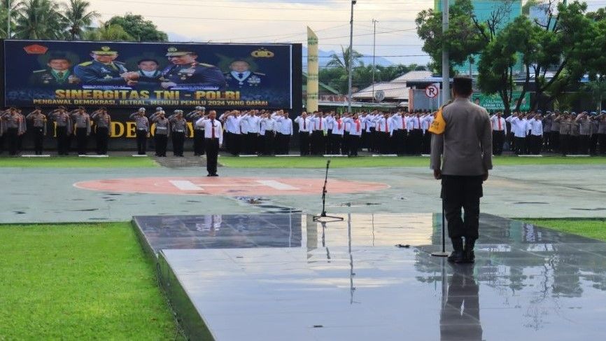 Jelang Pemilu, Wakapolda Gorontalo Imbau Personelnya Bijak Bermedia Sosial