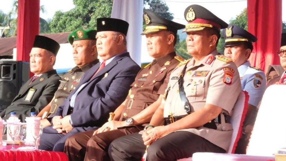 Kapolda Gorontalo Hadiri Upacara Hari Patriotik 23 Januari