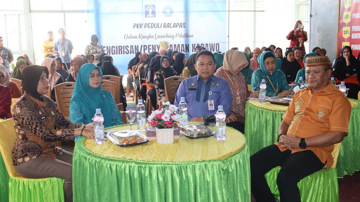 TP-PKK Provinsi Gorontalo Latih Warga Binaan Menyulam Karawo