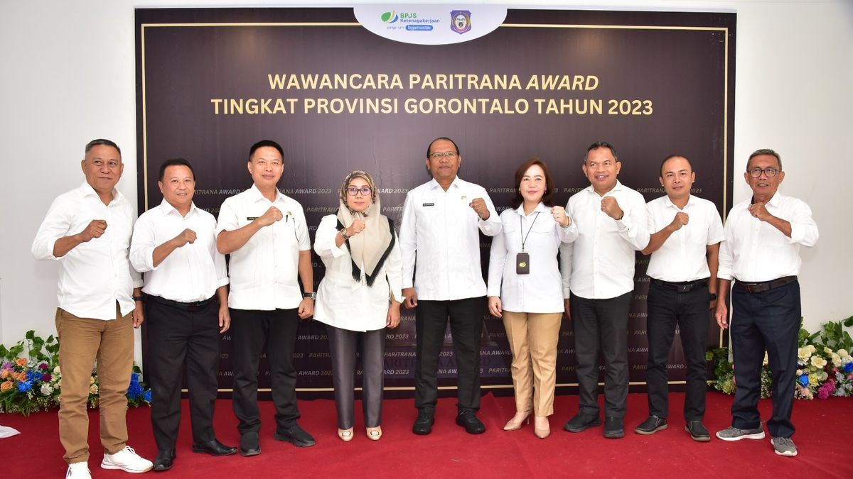 Pemprov Gorontalo dan BPJS Gelar Wawancara Penilaian Anugerah Paritrana Award 2023