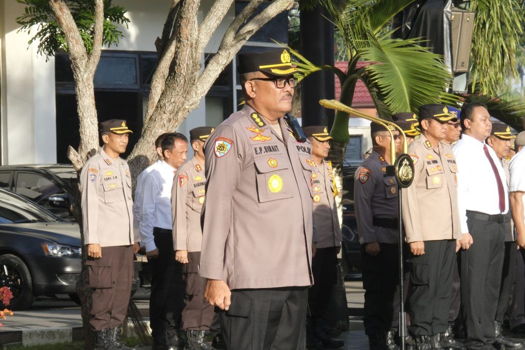 Irwasda Polda Gorntalo Pimpin Apel Rutin Ajak Personel Tanamkan Rasa Peduli