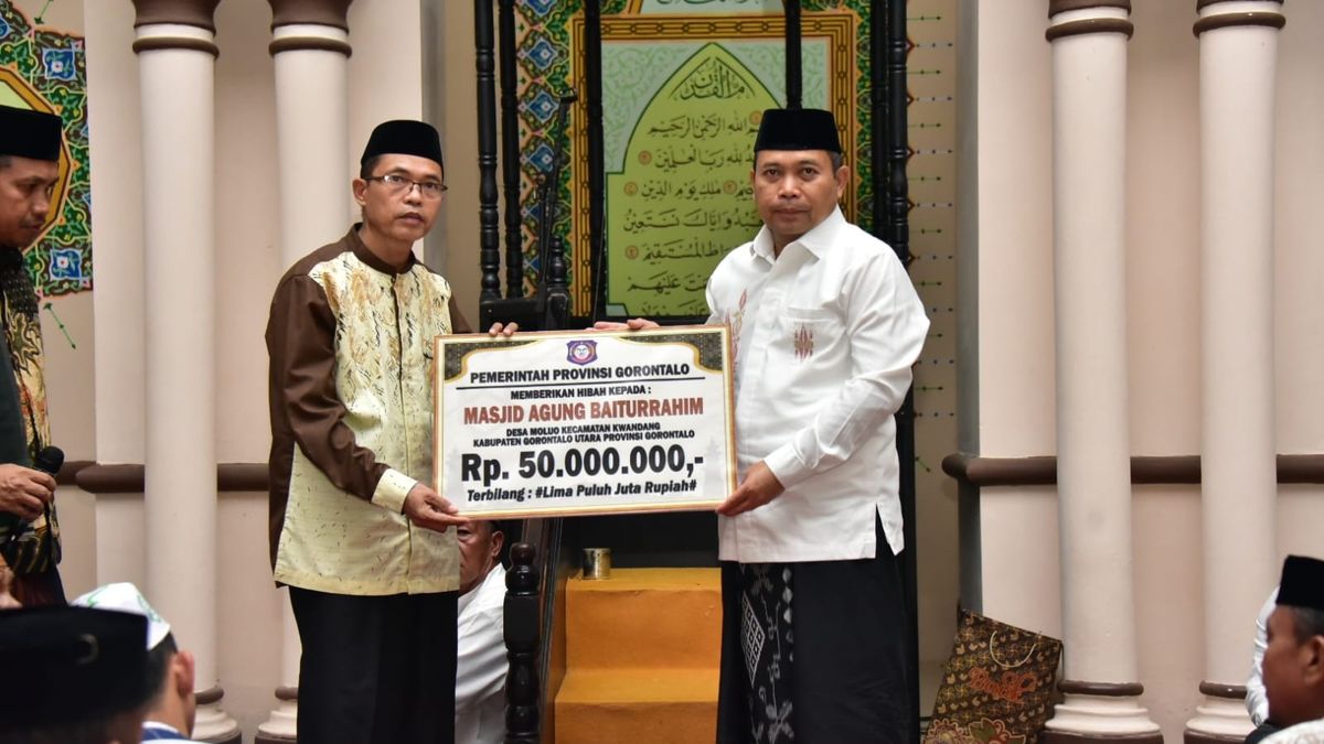 Penjagub Gorontalo Safari Ramadhan di Kabupaten Gorut