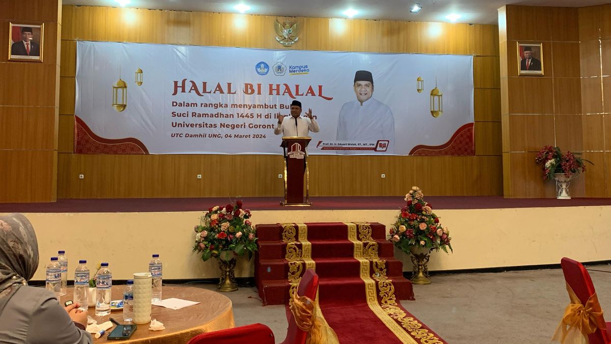 Perkuat Silaturahmi, UNG Gelar Halal Bihalal Bersama Civitas Academica