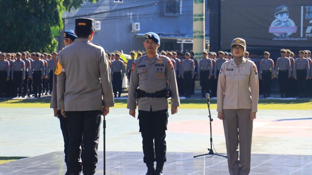 Wakapolda Gorontalo Pimpin Apel Gabungan Personel