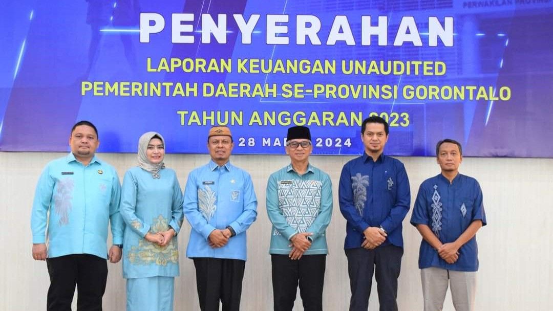 Serahkan LKPD 2023, Pemkab Gorontalo Optimis Raih WTP