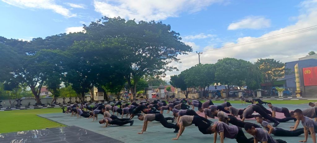 Bintara Remaja Polda Gorontalo Gelar Binsik Secara Rutin