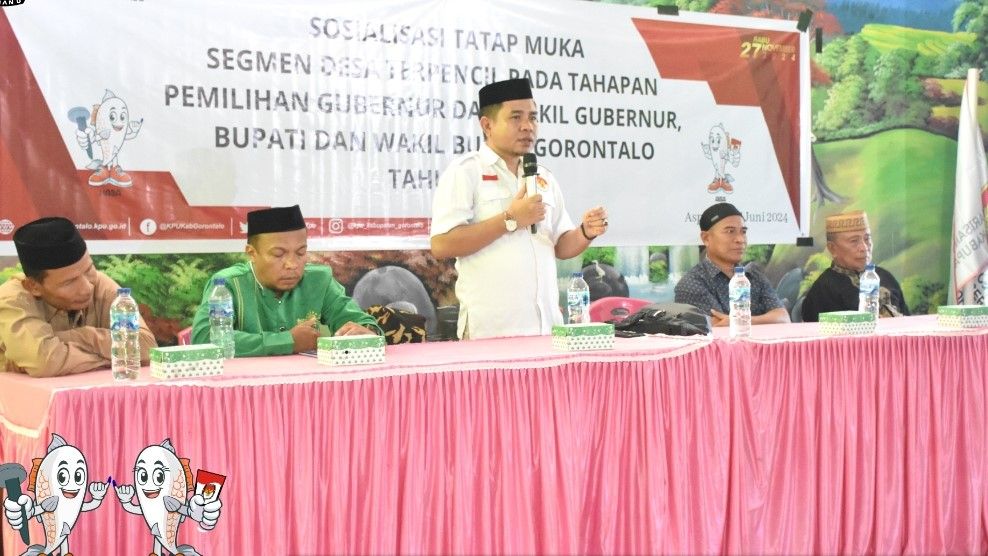 KPU Kabupaten Gorontalo Sosialisasikan Tahapan Pemilu ke Wilayah Terpencil