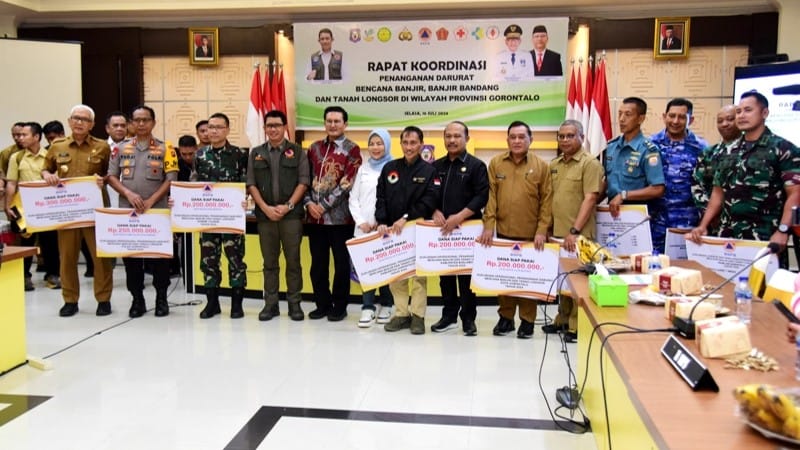 BNPB Salurkan Bantuan DSP untuk Bencana Alam di Gorontalo