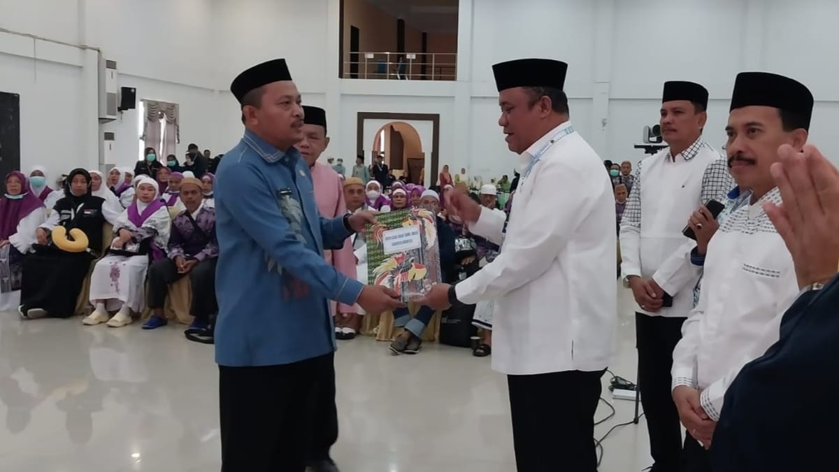 Pemkab Gorontalo Sambut Kedatangan Jamaah Haji Kloter 14