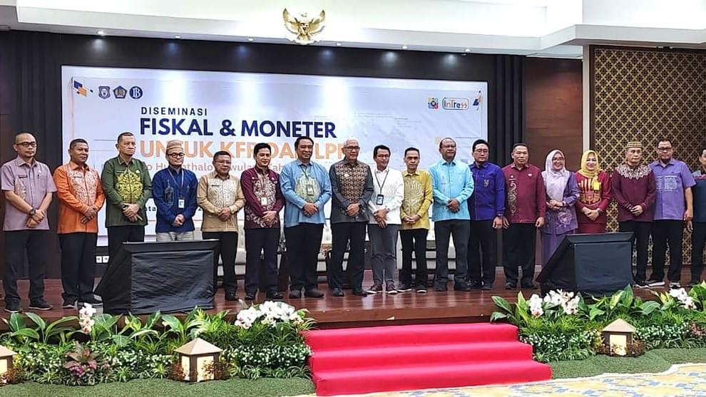 BKAD Kabupaten Gorontalo Hadiri Diseminasi Fiskal dan Moneter