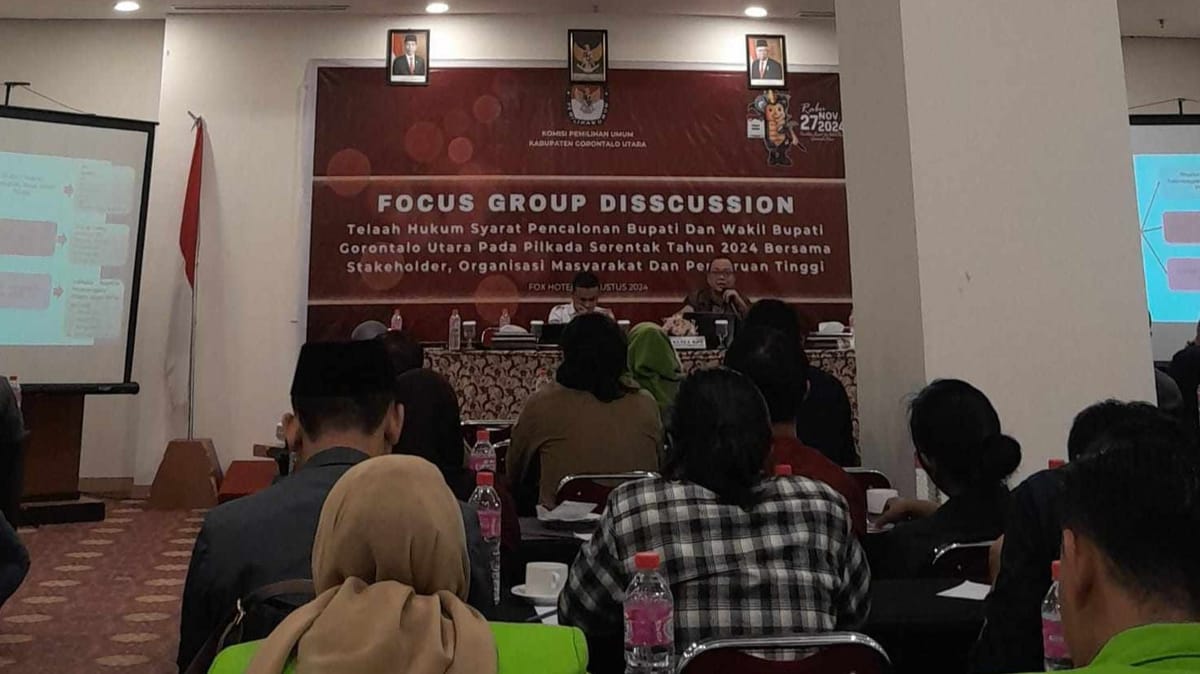 KPU Gorut Gelar FGD Bahas Syarat Pencalonan Kepala Daerah