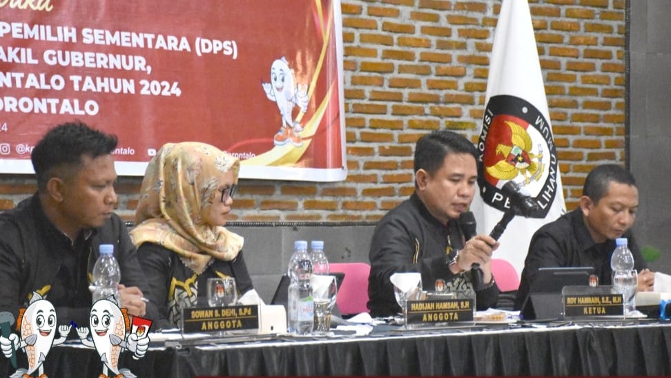 KPU Kabupaten Gorontalo Tetapkan Daftar Pemilih Sementara Pilkada 2024